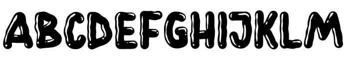Slime Party Font UPPERCASE