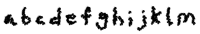 Slime Font LOWERCASE