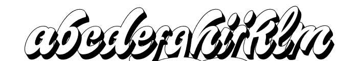 SlimehaExtrude-Regular Font LOWERCASE