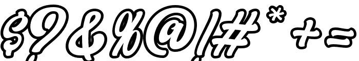SlimehaOutline-Regular Font OTHER CHARS