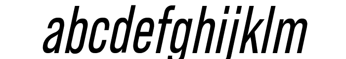 Slimfact Pro Italic Font LOWERCASE