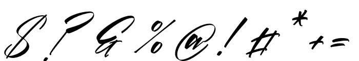 Slimykine Roschild Italic Font OTHER CHARS