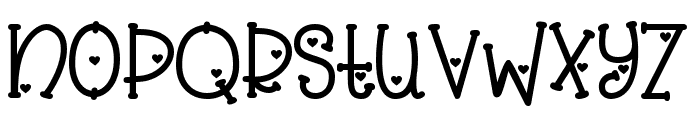 SlinkyBear Hearts Font LOWERCASE