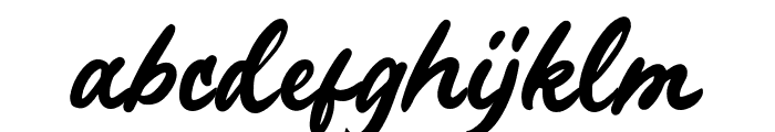 SloganMark-Regular Font LOWERCASE