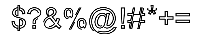 Sloofline Font OTHER CHARS