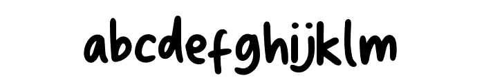 Slothy Jelly Regular Font LOWERCASE