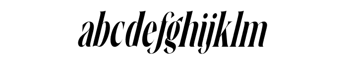 Slovanica Italic Font LOWERCASE