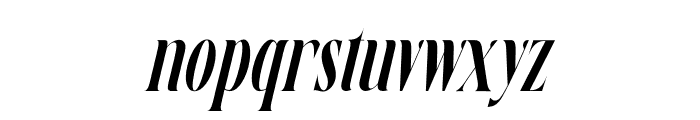 Slovanica Italic Font LOWERCASE