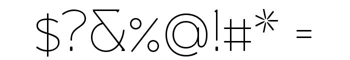 Slowglass Regular Font OTHER CHARS