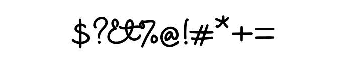 Slowly Lovely Script Font OTHER CHARS