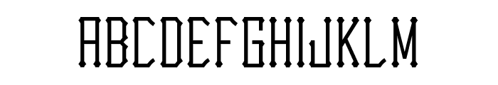 Slugger Condensed Font LOWERCASE