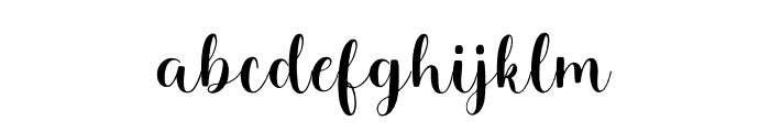 SlumberScript Font LOWERCASE