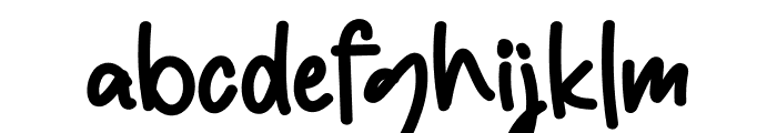 Small Beach Font LOWERCASE