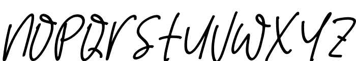 Small Krowstar Italic Font LOWERCASE