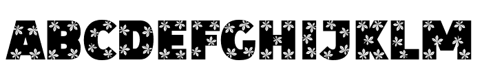 Small Leaves Font LOWERCASE