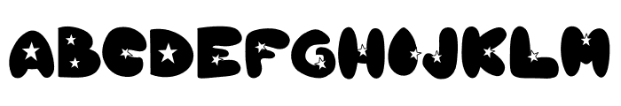 Small Star Font UPPERCASE