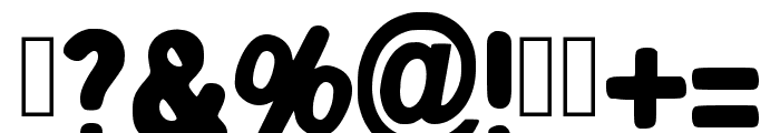 Smart Bubble Regular Font OTHER CHARS