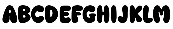 Smart Bubble Font UPPERCASE