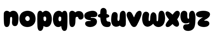 Smart Bubble Font LOWERCASE