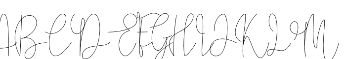 Smart Handwriting Font UPPERCASE
