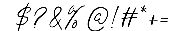 Smart Signature Font OTHER CHARS