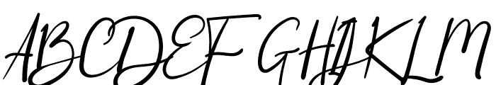 Smart Signature Font UPPERCASE