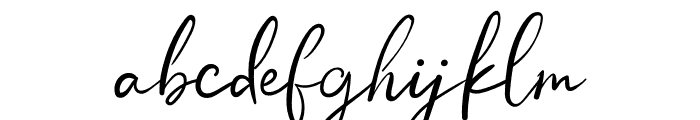 Smart Signature Font LOWERCASE