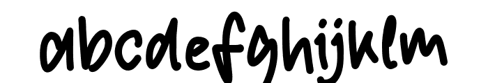 SmashingPaulRegular Font LOWERCASE