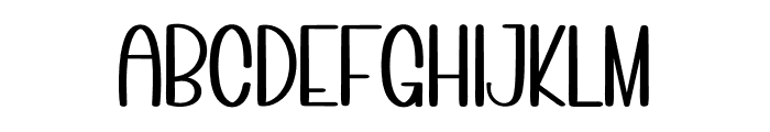 Smile Girly Font LOWERCASE