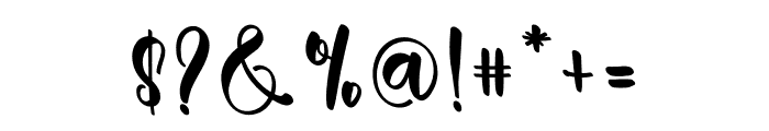 Smile Signature Font OTHER CHARS