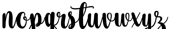 SmileCalligraphy Font LOWERCASE