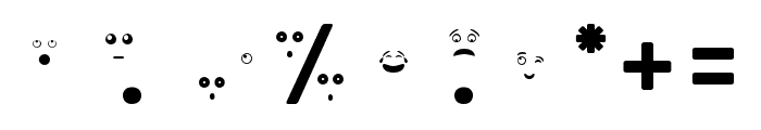 Smiles Expression Regular Font OTHER CHARS