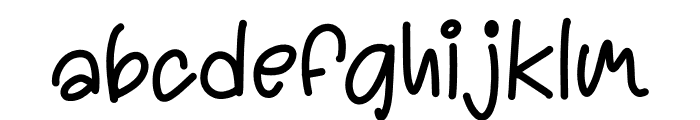 Smiley Regular Font LOWERCASE