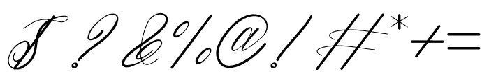 Smith Signature Font OTHER CHARS