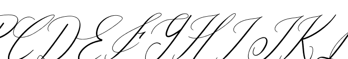 Smith Signature Font UPPERCASE
