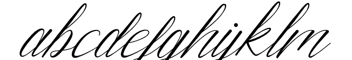 Smith Signature Font LOWERCASE