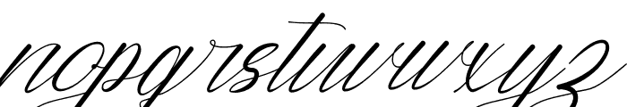 Smith Signature Font LOWERCASE