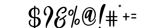 SmithScript Font OTHER CHARS