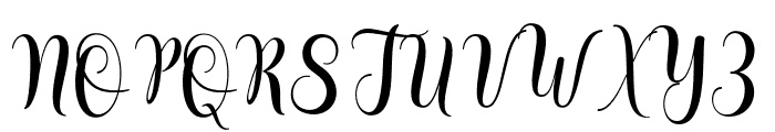 Smitha-Regular Font UPPERCASE