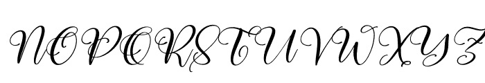 Smithalia Italic Font UPPERCASE