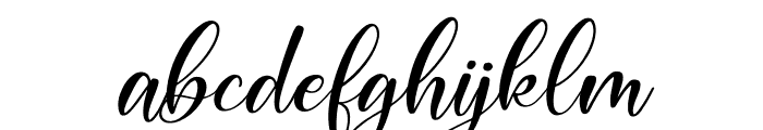 Smithalia Italic Font LOWERCASE