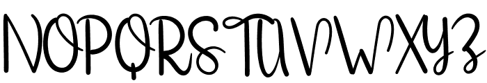 Smitson Font UPPERCASE