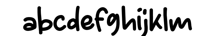 SmokeyPigsRegular Font LOWERCASE