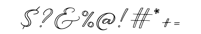 Smoochie Inline Regular Font OTHER CHARS