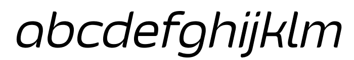Smoolthan Regular-Italic Font LOWERCASE