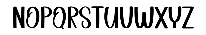 Smooth Handmade Font UPPERCASE