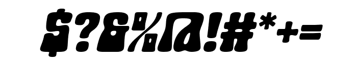 Smooth Retro Italic Font OTHER CHARS