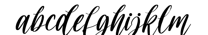 Smoothest Font LOWERCASE