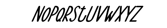 Smoothie Italic Font LOWERCASE