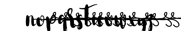 Smoothielifeswirls-Regular Font LOWERCASE